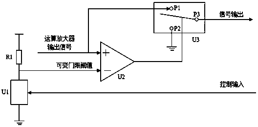 A photoelectric reflective pulse heart rate acquisition device with variable output threshold