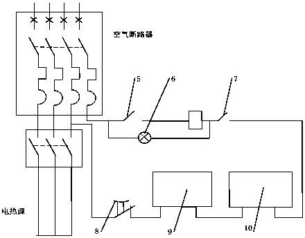 Pressure sensor high-temperature dynamic calibration device