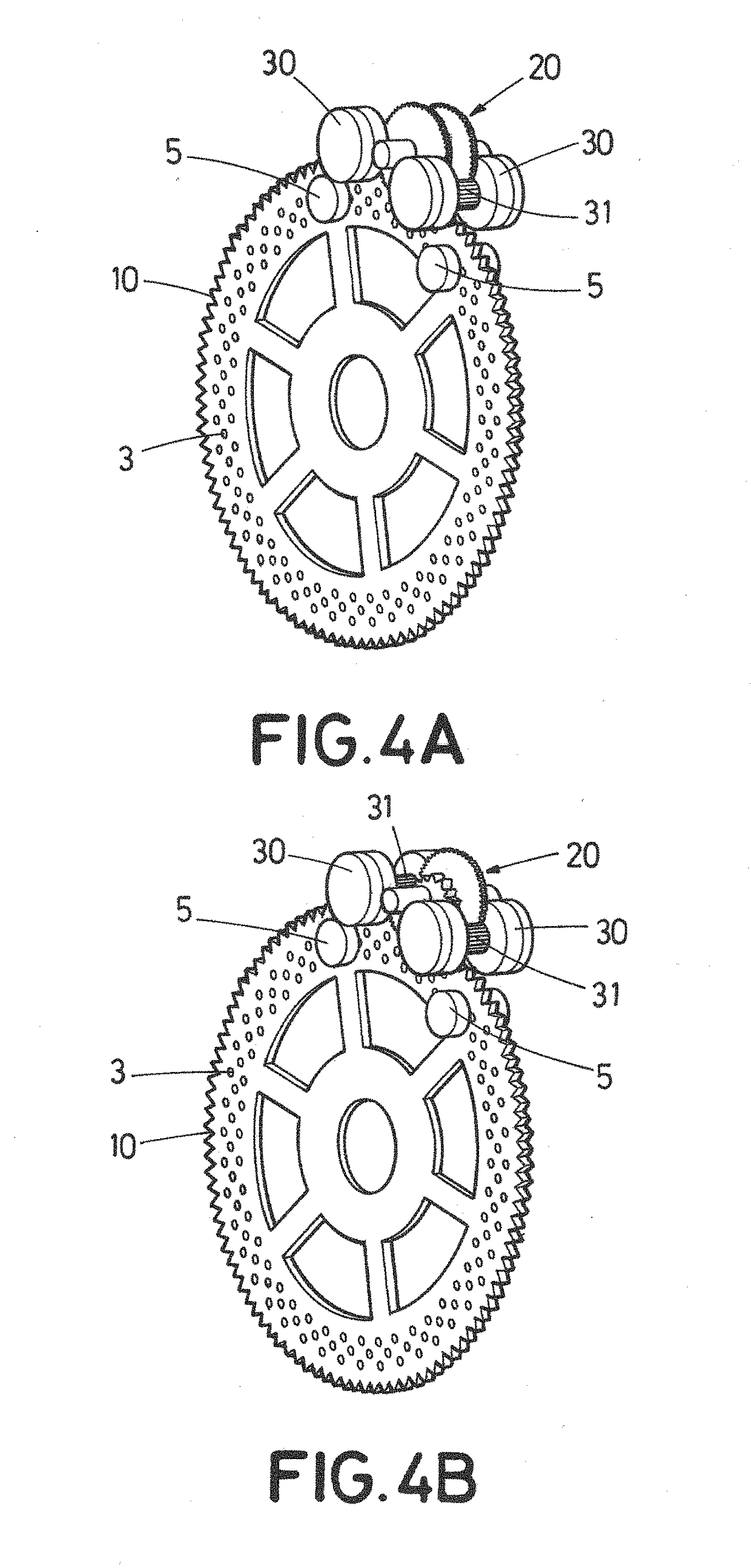 Transmission system for vehicles, and vehicle incorporating said transmission system