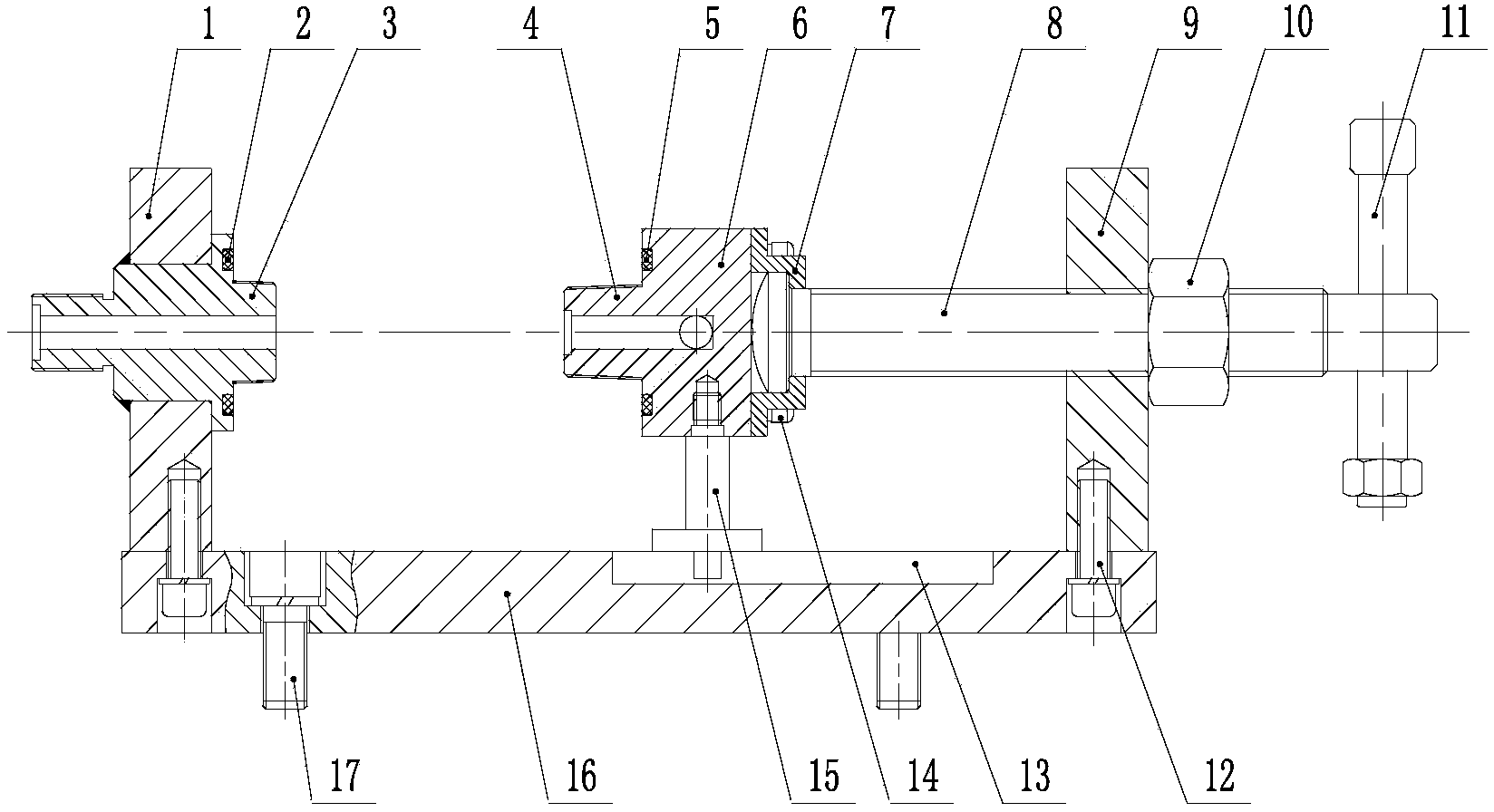 Low-temperature valve airtightness test device