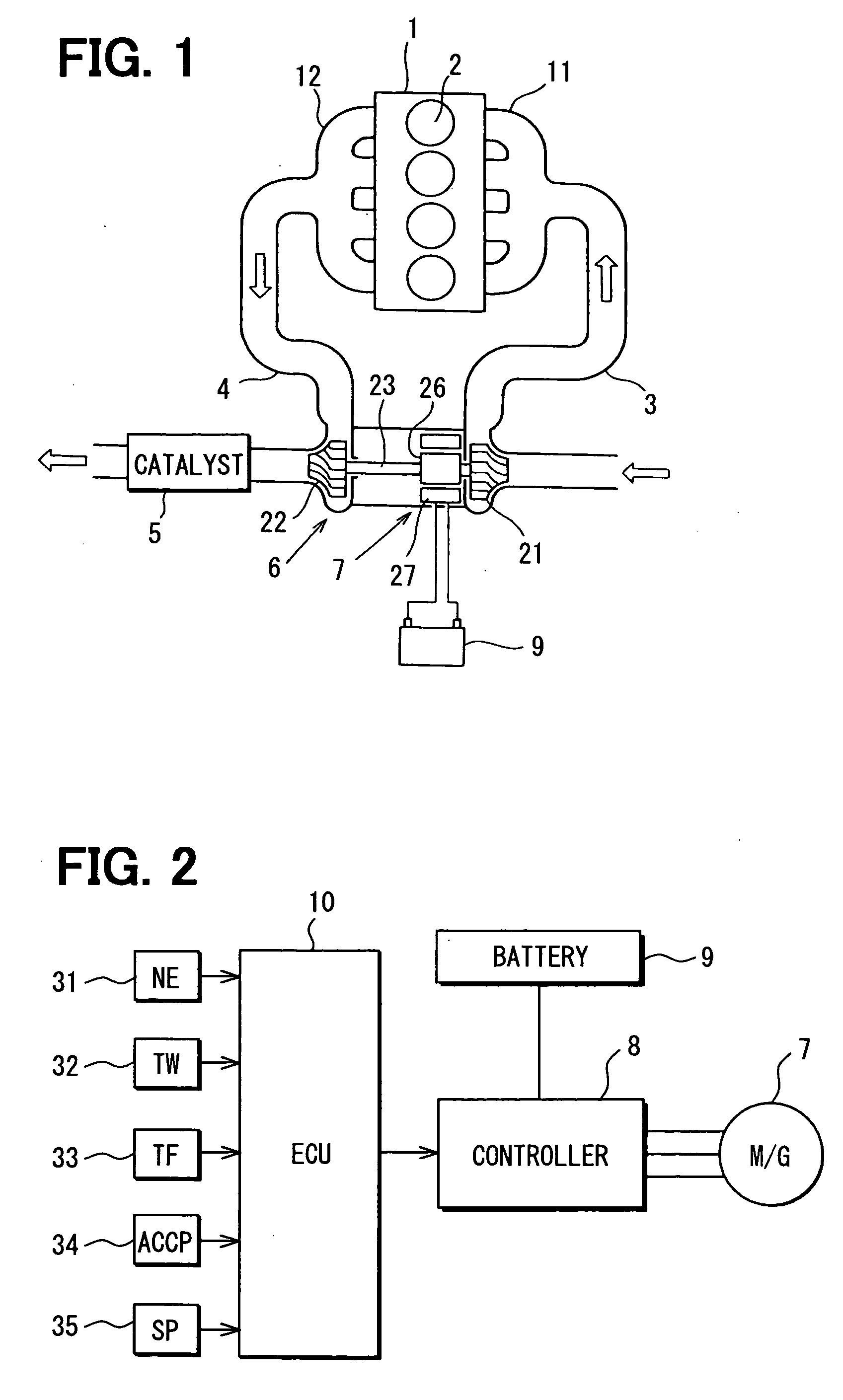 Supercharging pressure controller for engine