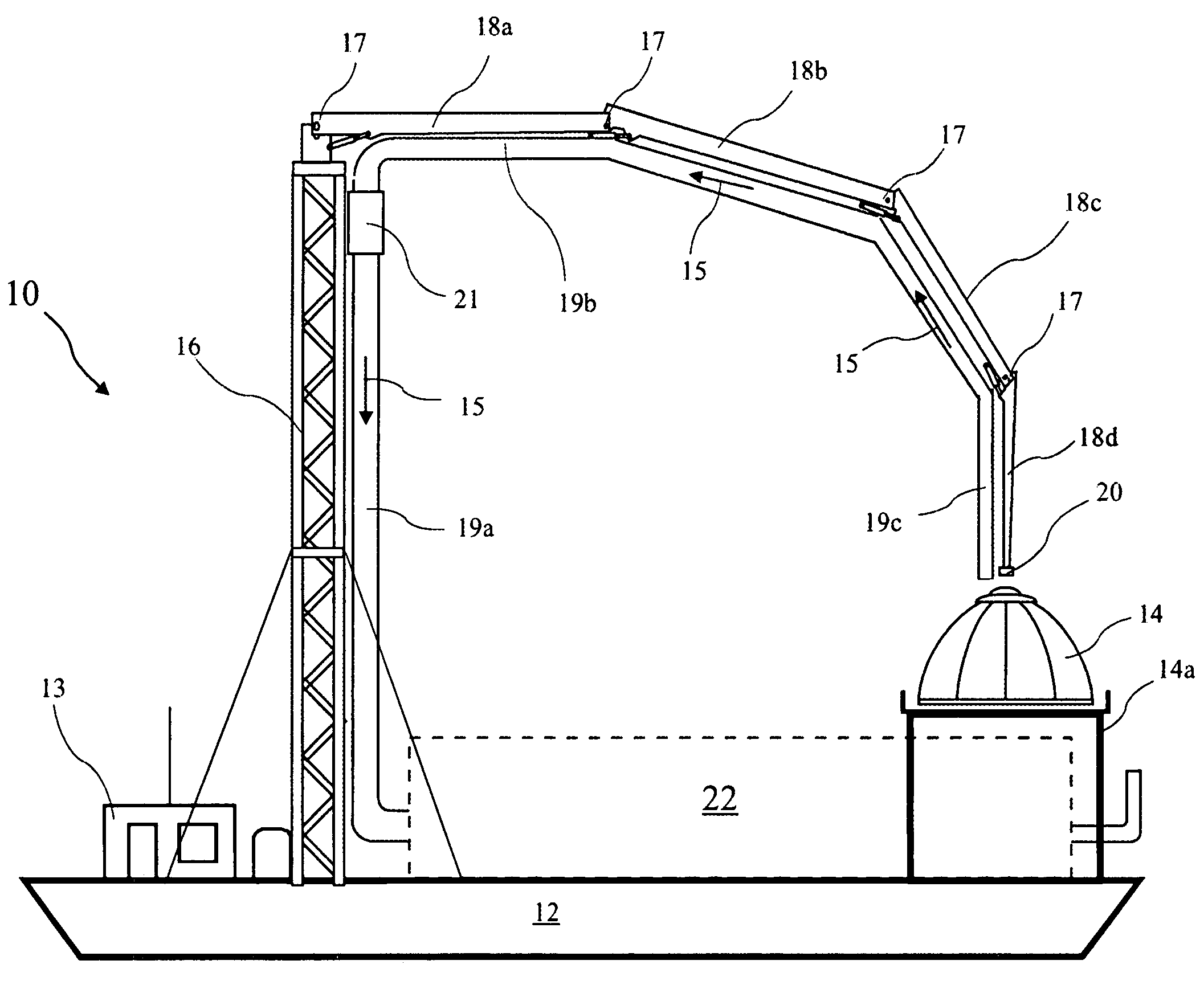 Air pollution control system for ocean-going vessels