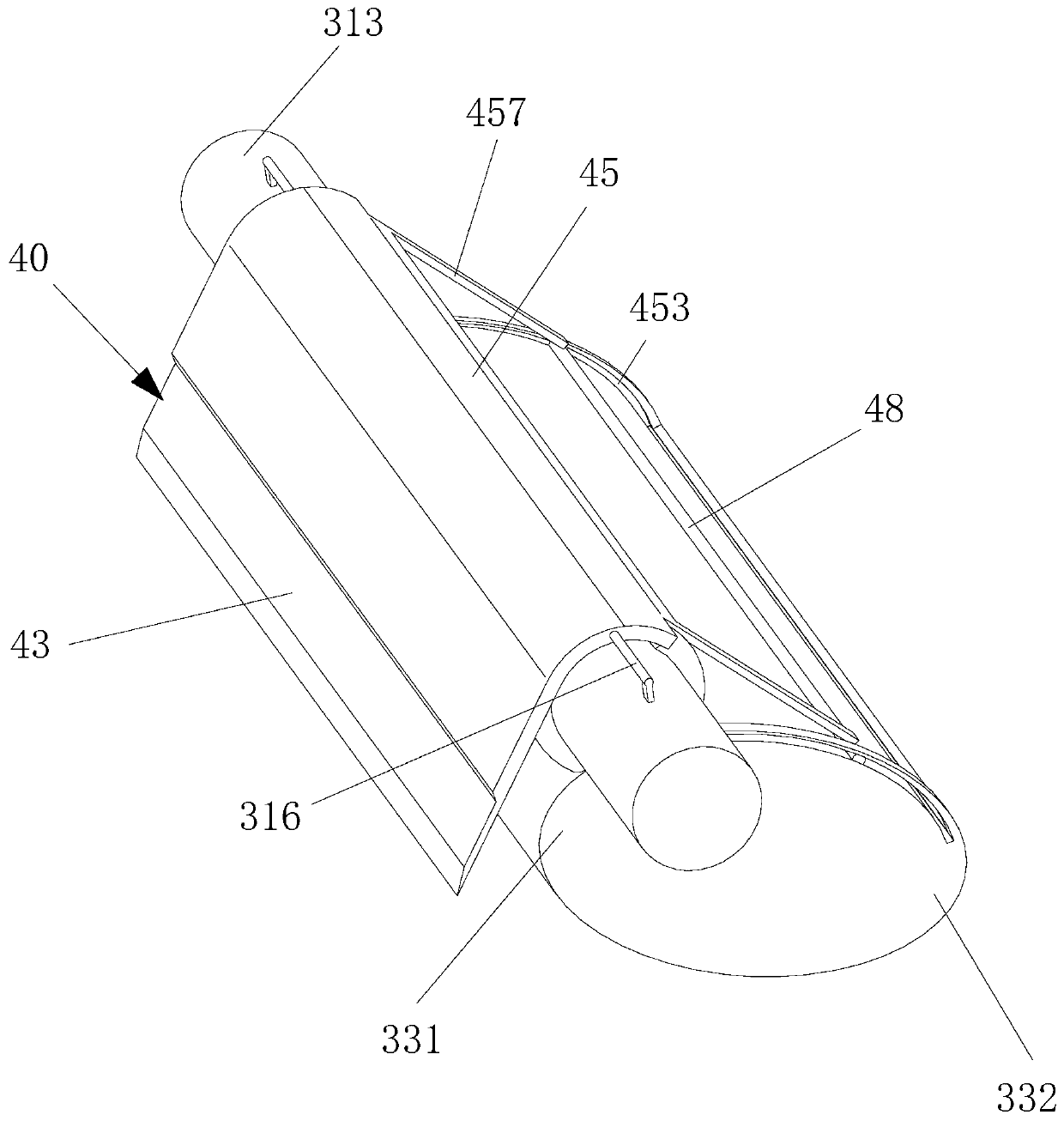 Cutting system and cutting method for building film strip