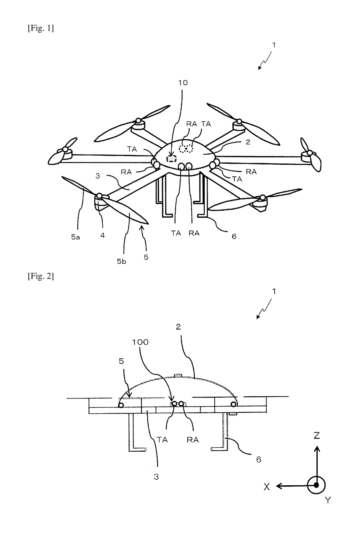 Multicopter with radar system