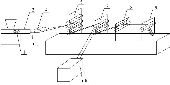 Manufacturing method and device of plastic hook hook and loop fastener and plastic hook hook and loop fastener