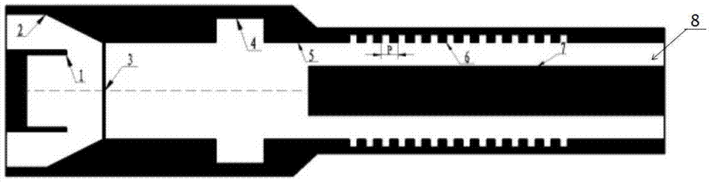 A k-band coaxial relativistic return wave oscillator