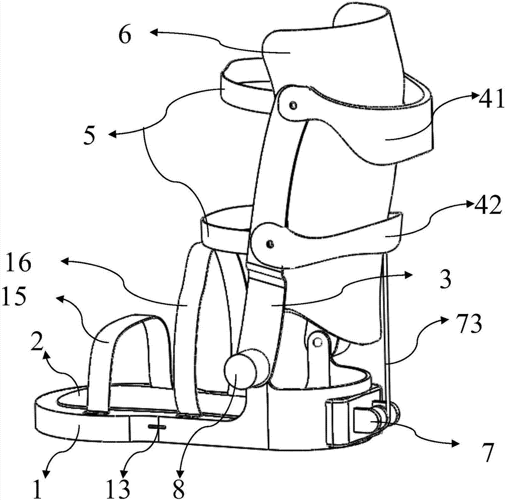 Intelligent adjustable foot-drop rehabilitation orthotic device