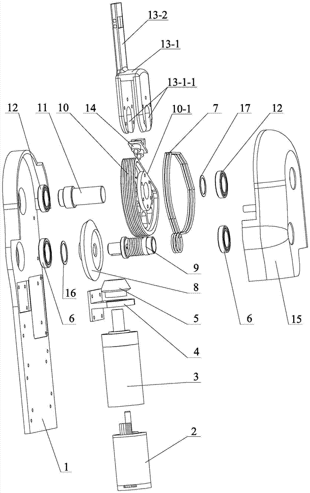 A steel wire transmission series flexible drive joint