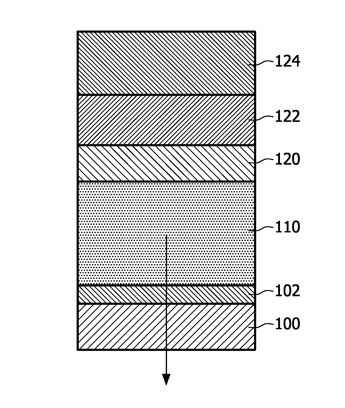 Electro-optically active organic diode with short protection