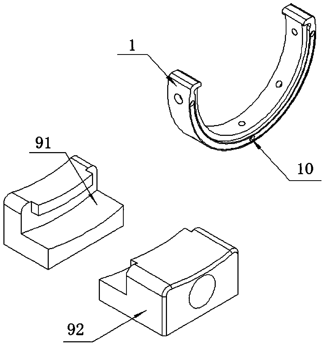 Brain-controlled finger stretching rehabilitation training instrument