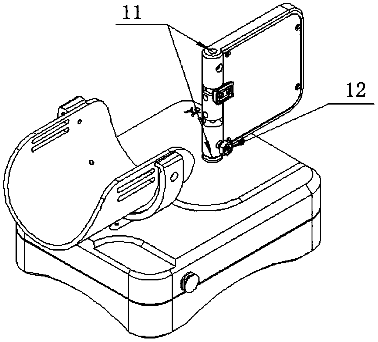 Brain-controlled finger stretching rehabilitation training instrument