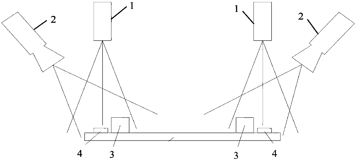 Fastener elastic strip displacement detection method