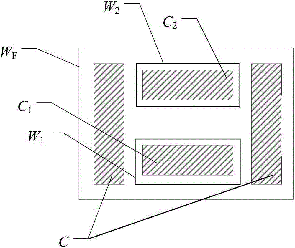 Low direct current clamp-shaped measuring device