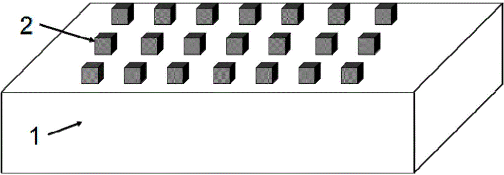 Intermediate infrared region magnetic resonance metamaterial structure based on silicon and preparation method thereof