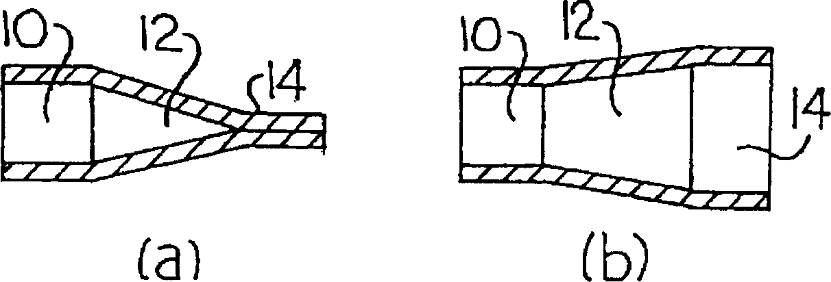 Non-return valve with large-sized outlet