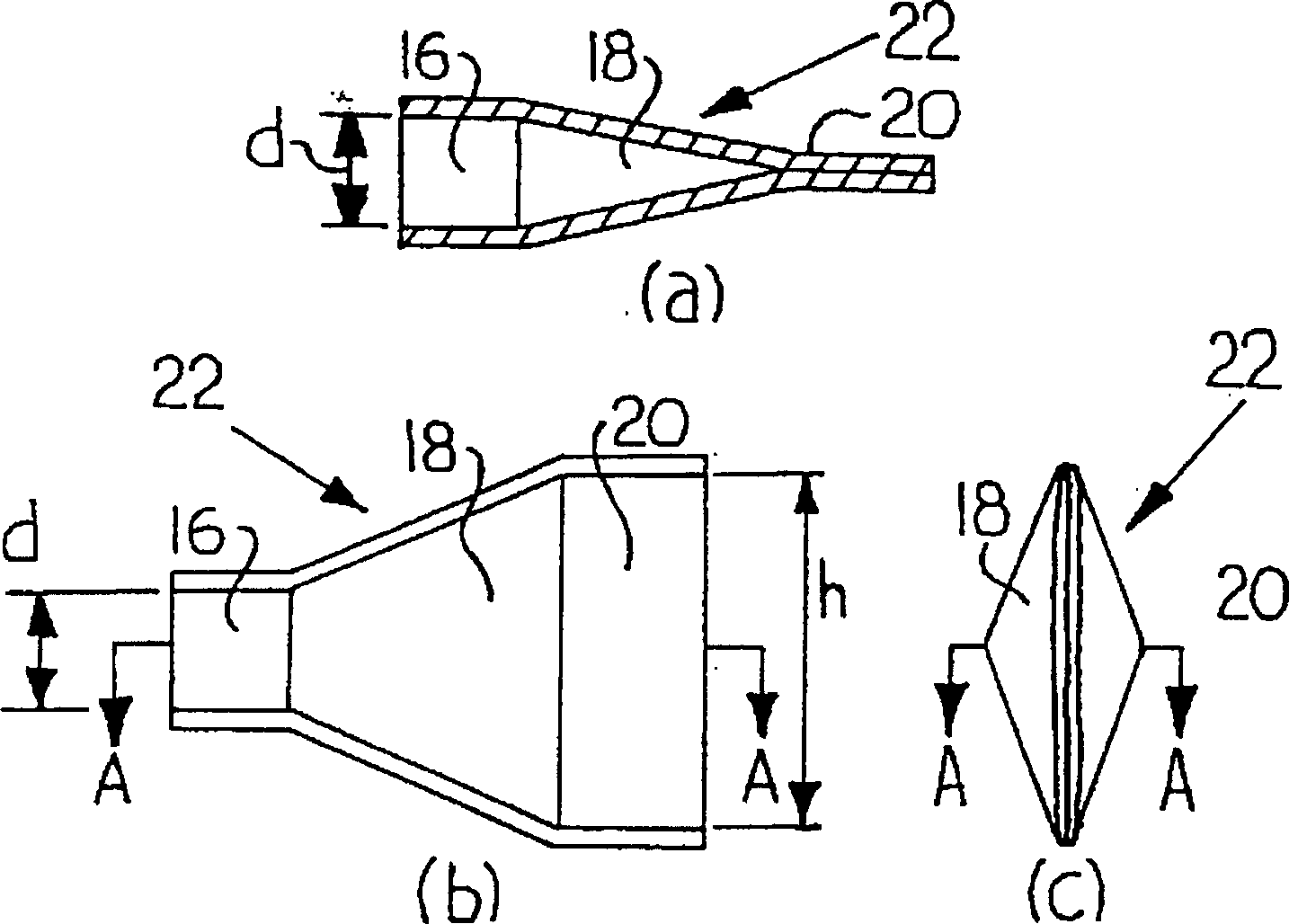 Non-return valve with large-sized outlet