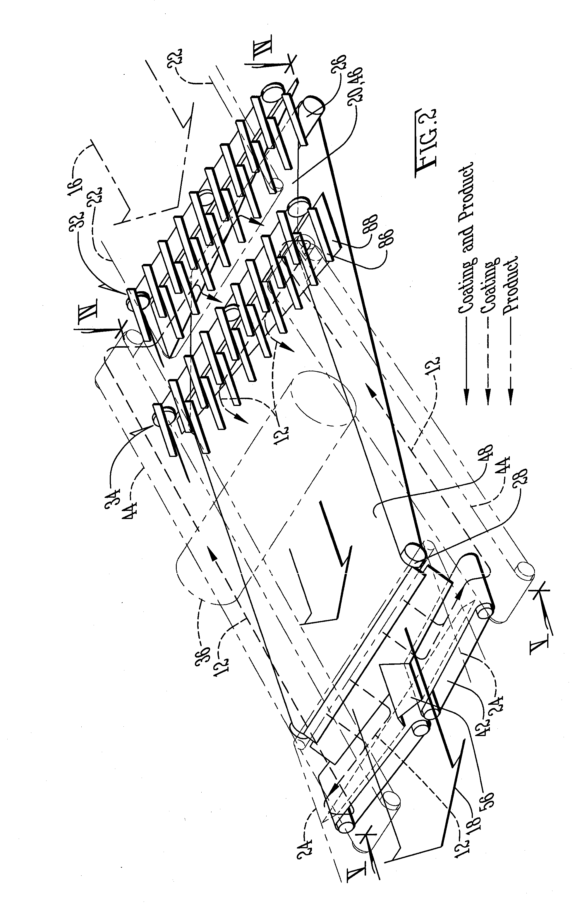 Food product coating apparatus for panko crumb and the like