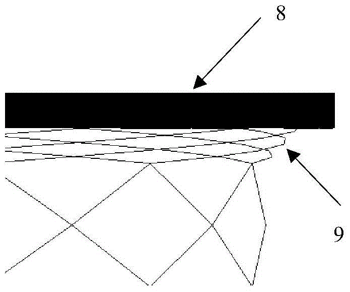 A resin-based composite material dust removal bag cage