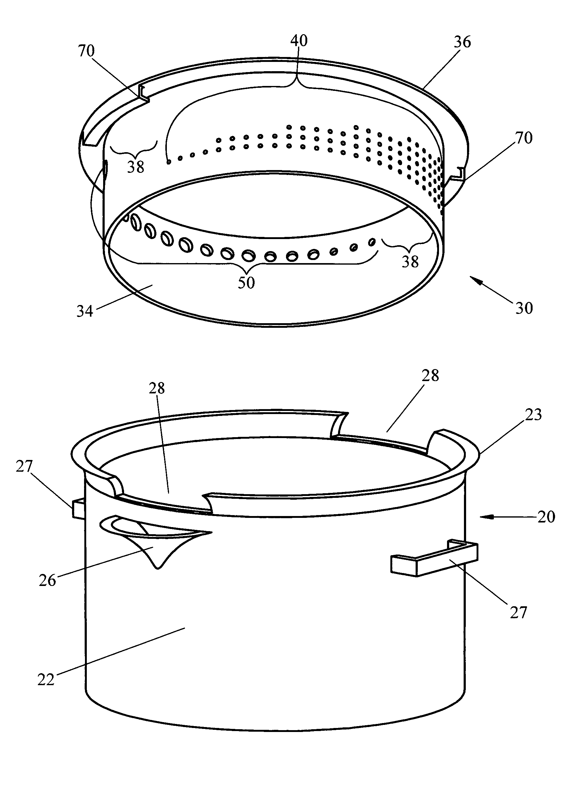 Adjustable lock and drain apparatus