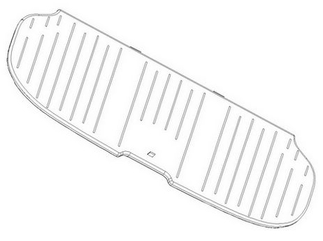 Cover plate of automobile trunk cover and manufacturing process thereof