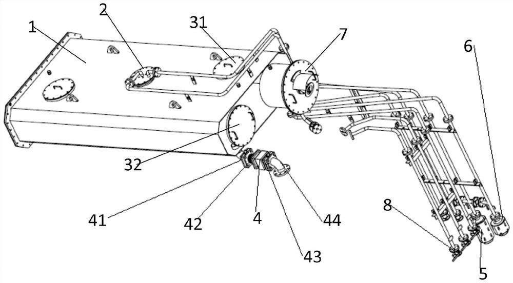 Vehicle-mounted transformer oil conservator