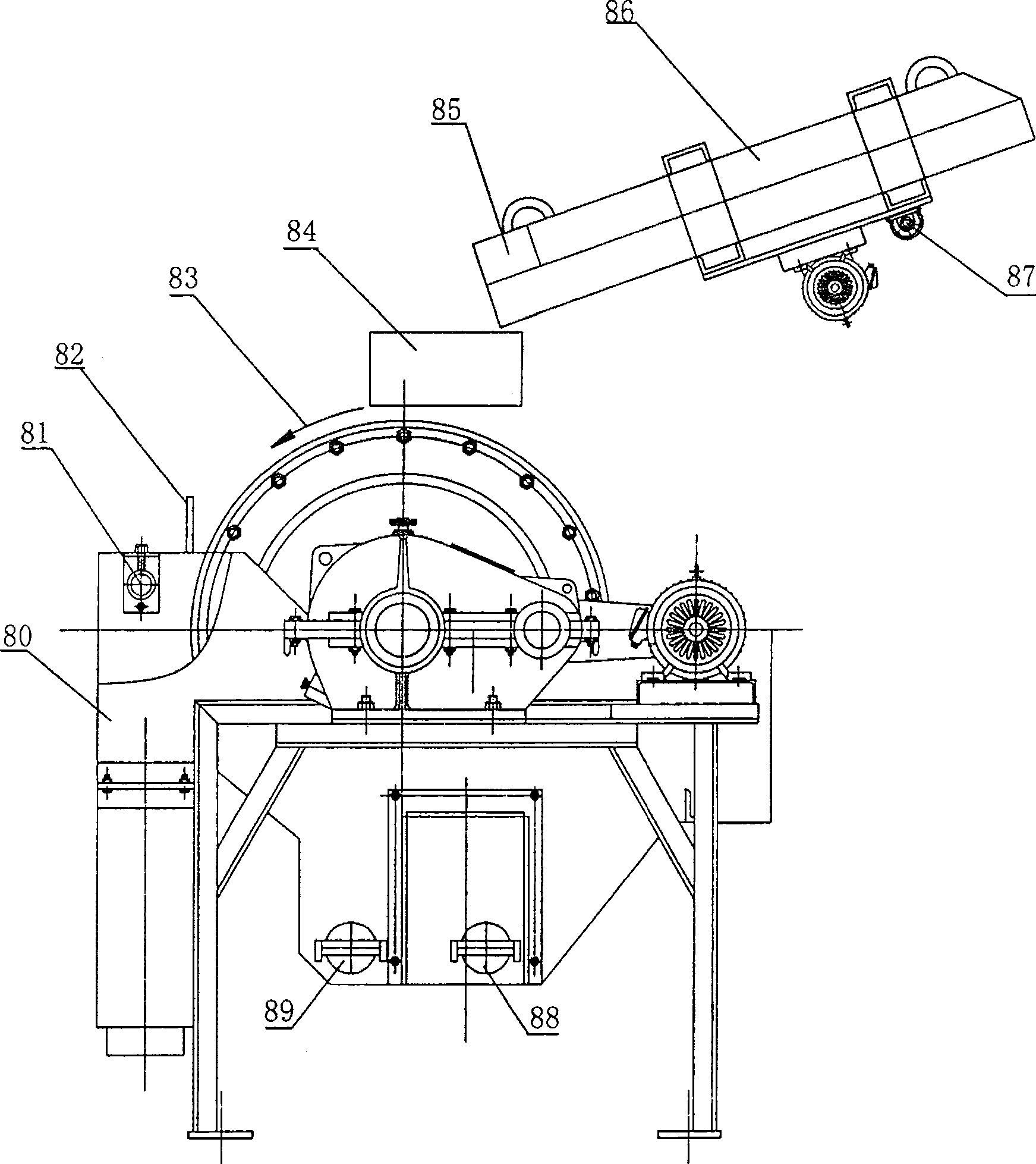 Roughing separation technique for low ore grade iron ore and mineral dressing equipment thereof