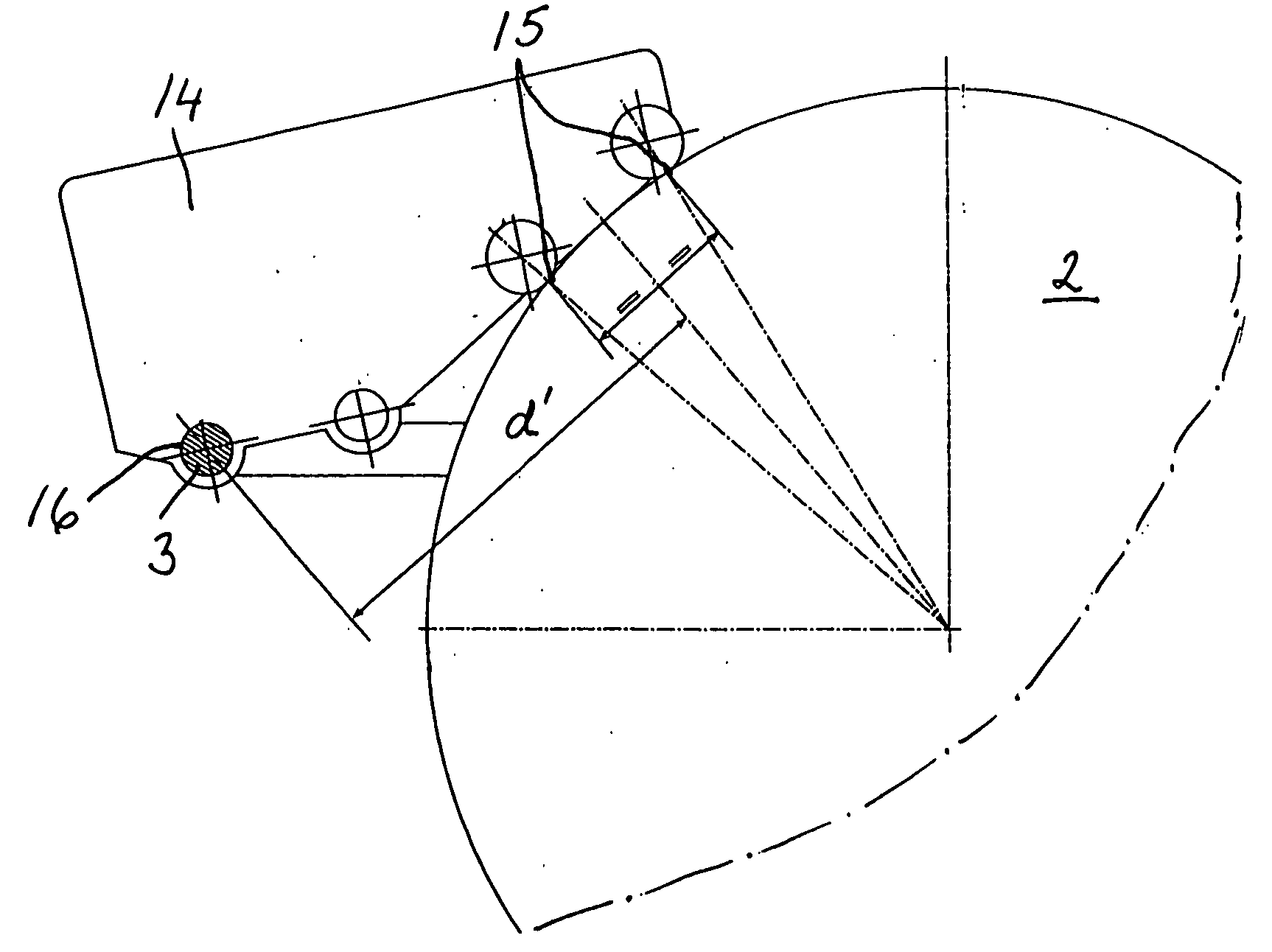 Tool setter for a grinding machine