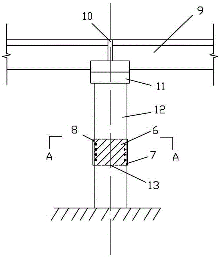 Bridge pier connecting device for bridge lifting process and construction method for bridge pier connecting device