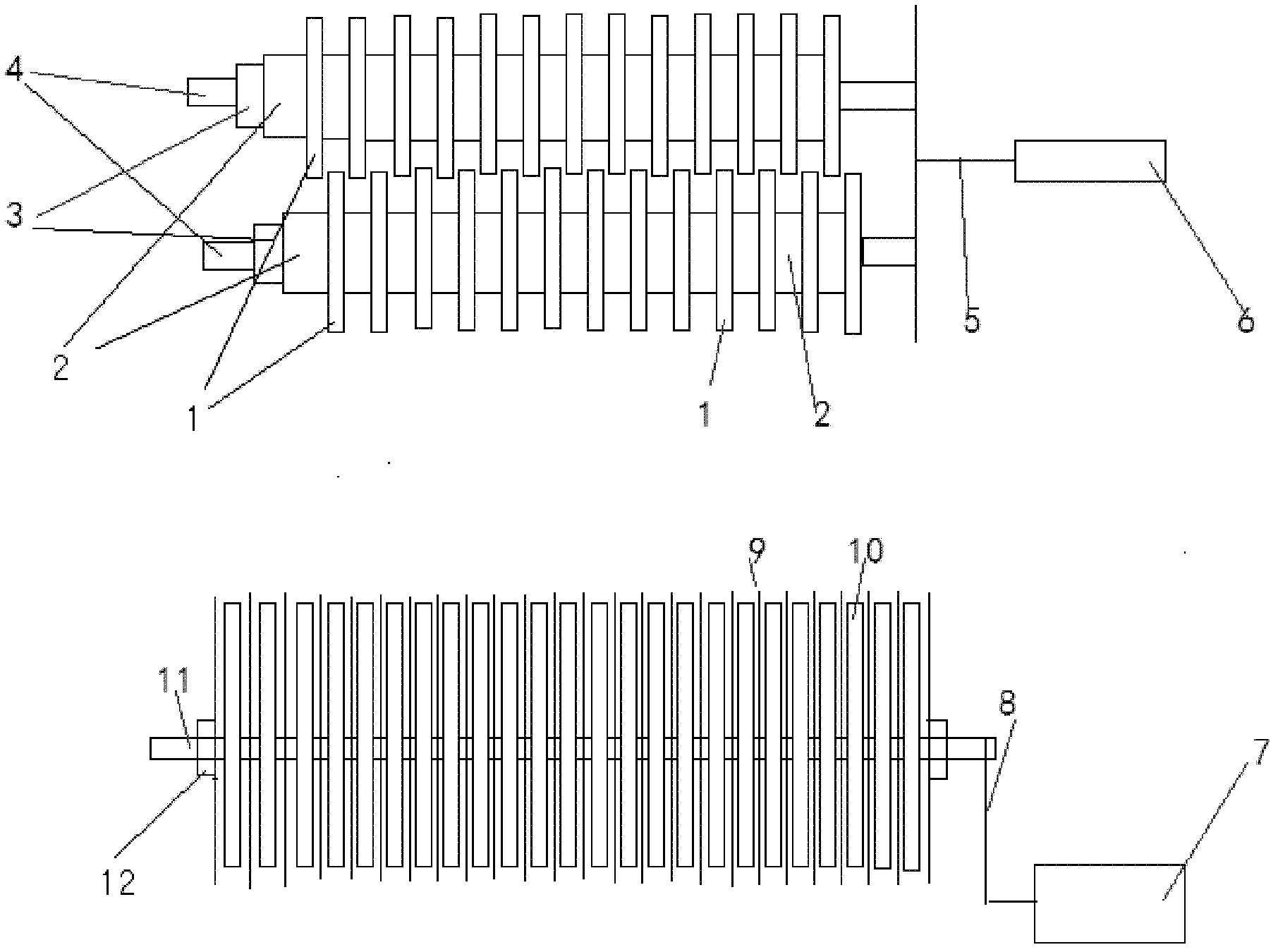 Strip steel processing device