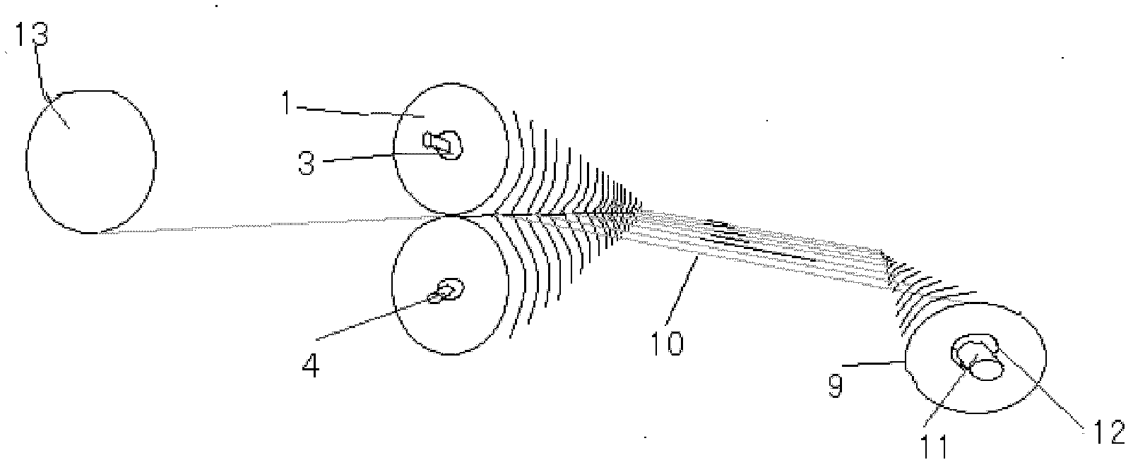 Strip steel processing device