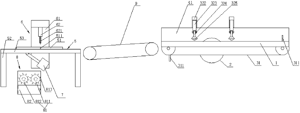 A sheet metal processing unit