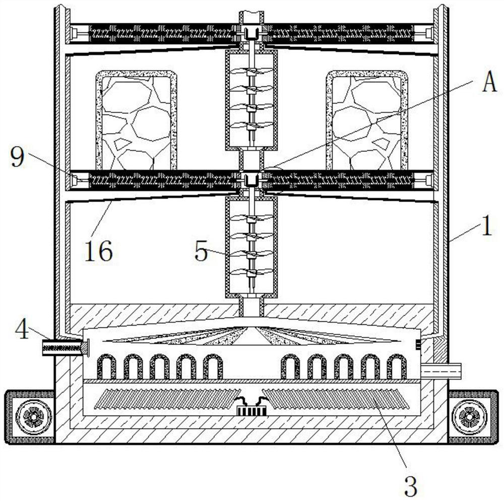 A nursing cabinet with automatic disinfection for hepatobiliary and pancreatic surgery