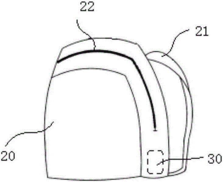 Backpack integrating solar power generating and intelligent tracking and positioning functions