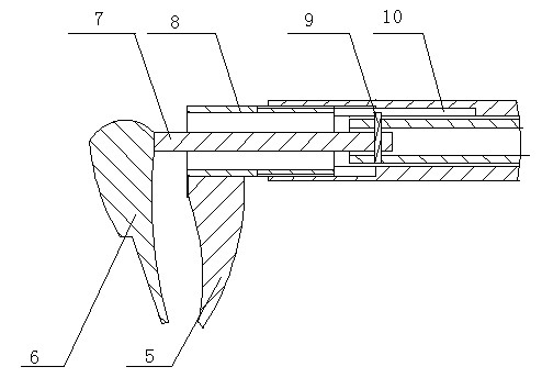 Insulating telescopic pin pulling pliers