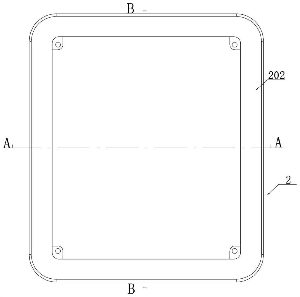 Manual edge rolling device for automobile body-in-white stamping part