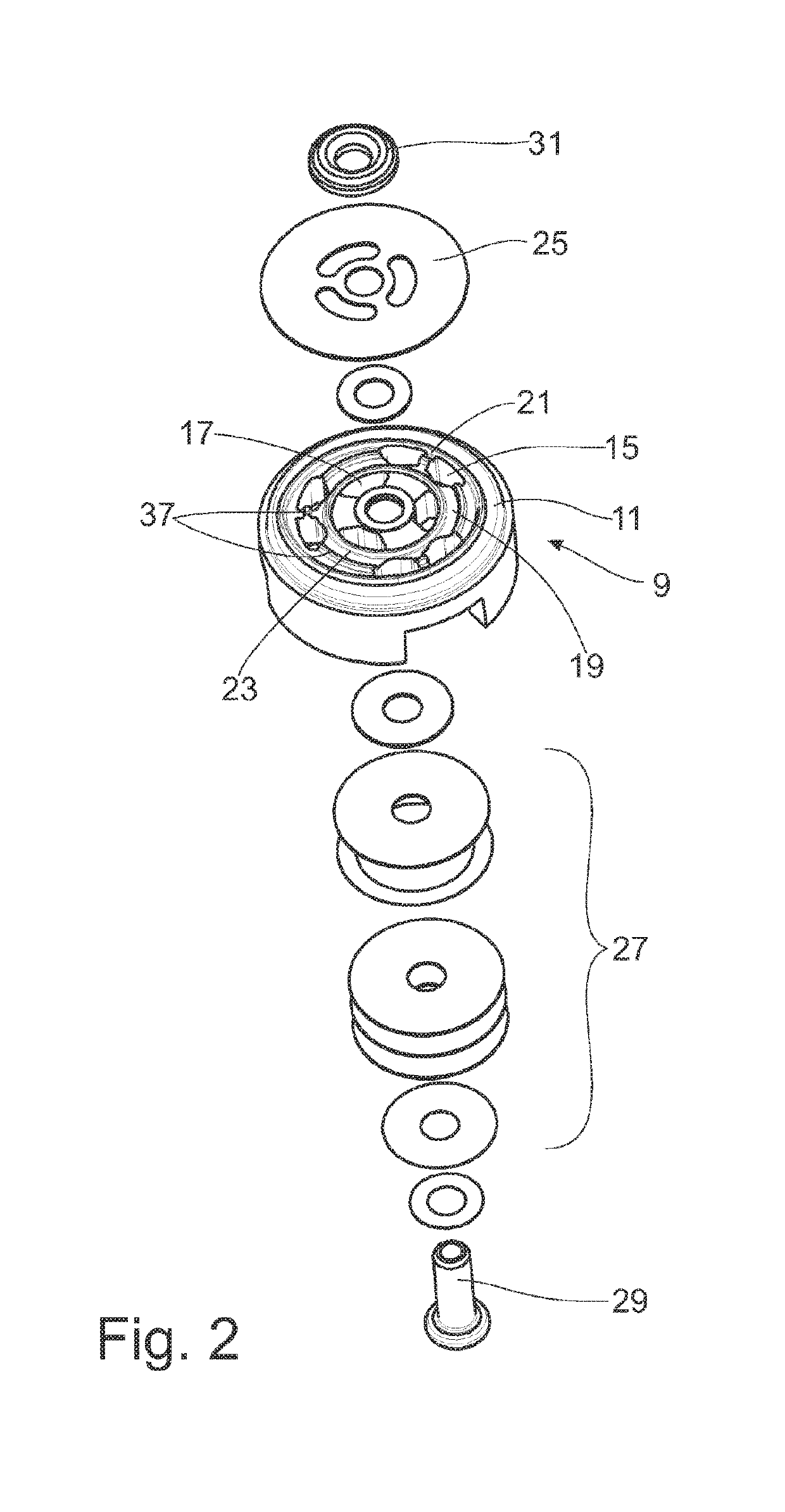 Damping valve for a vibration damper