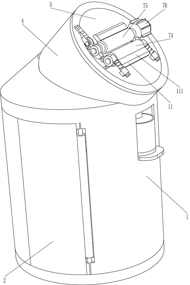 Crushing type medical intravenous infusion tube recycling machine