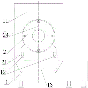 Coating sand mill for producing environment-friendly and low-carbon coating