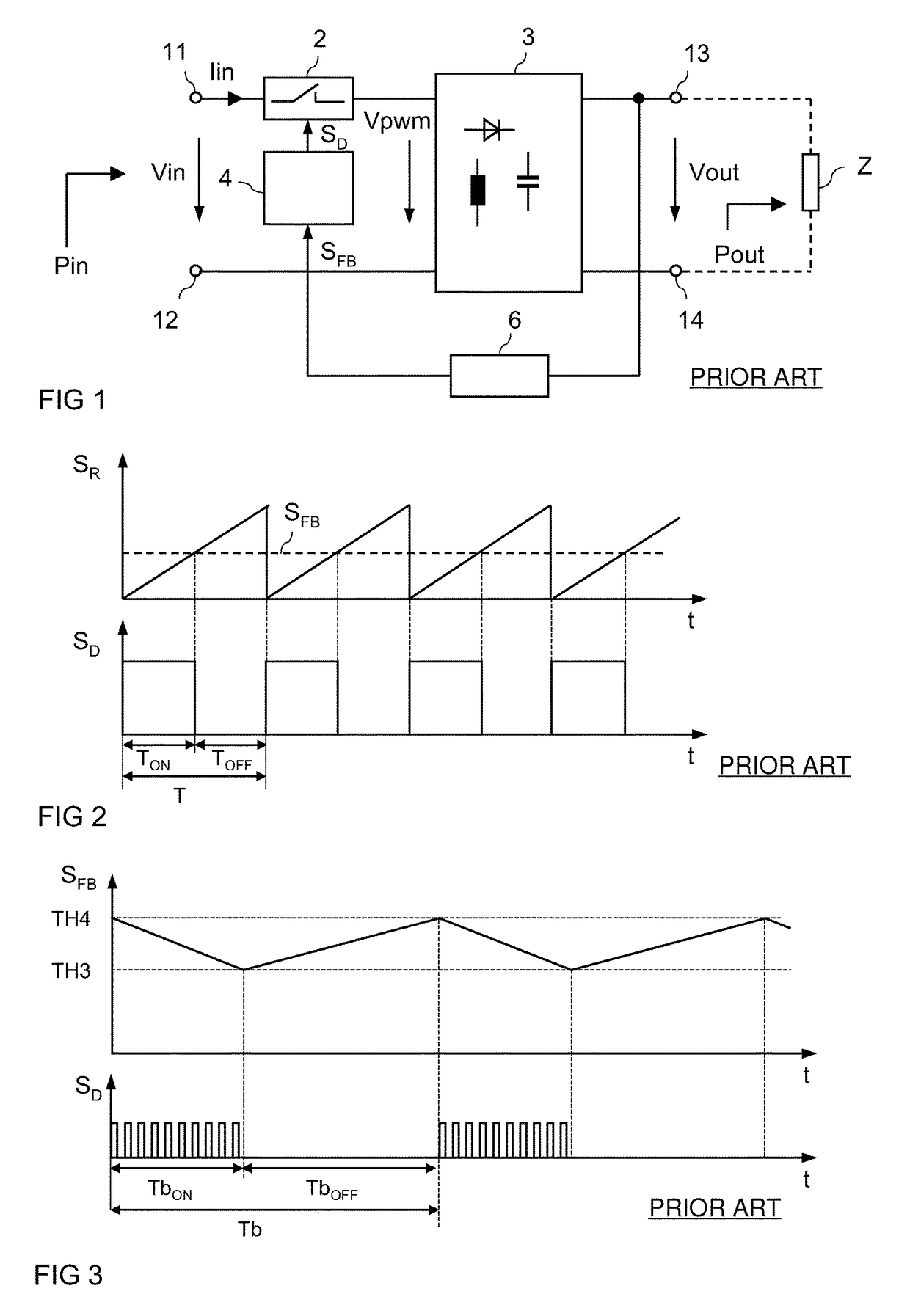 Burst-mode operation of a switching converter