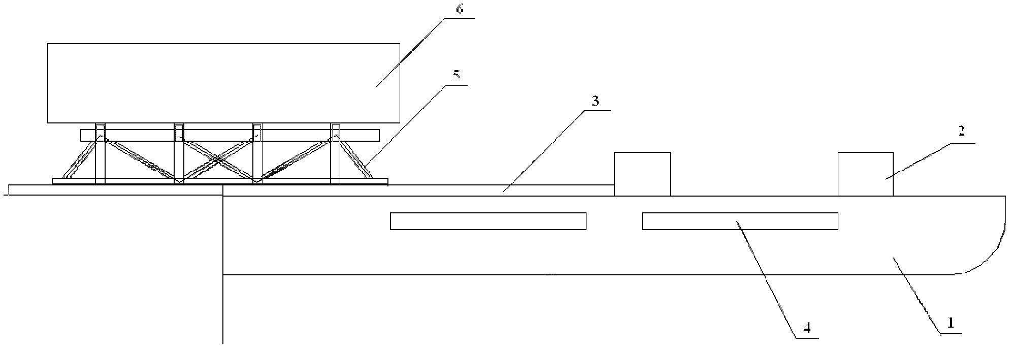 Catamaran for ocean engineering