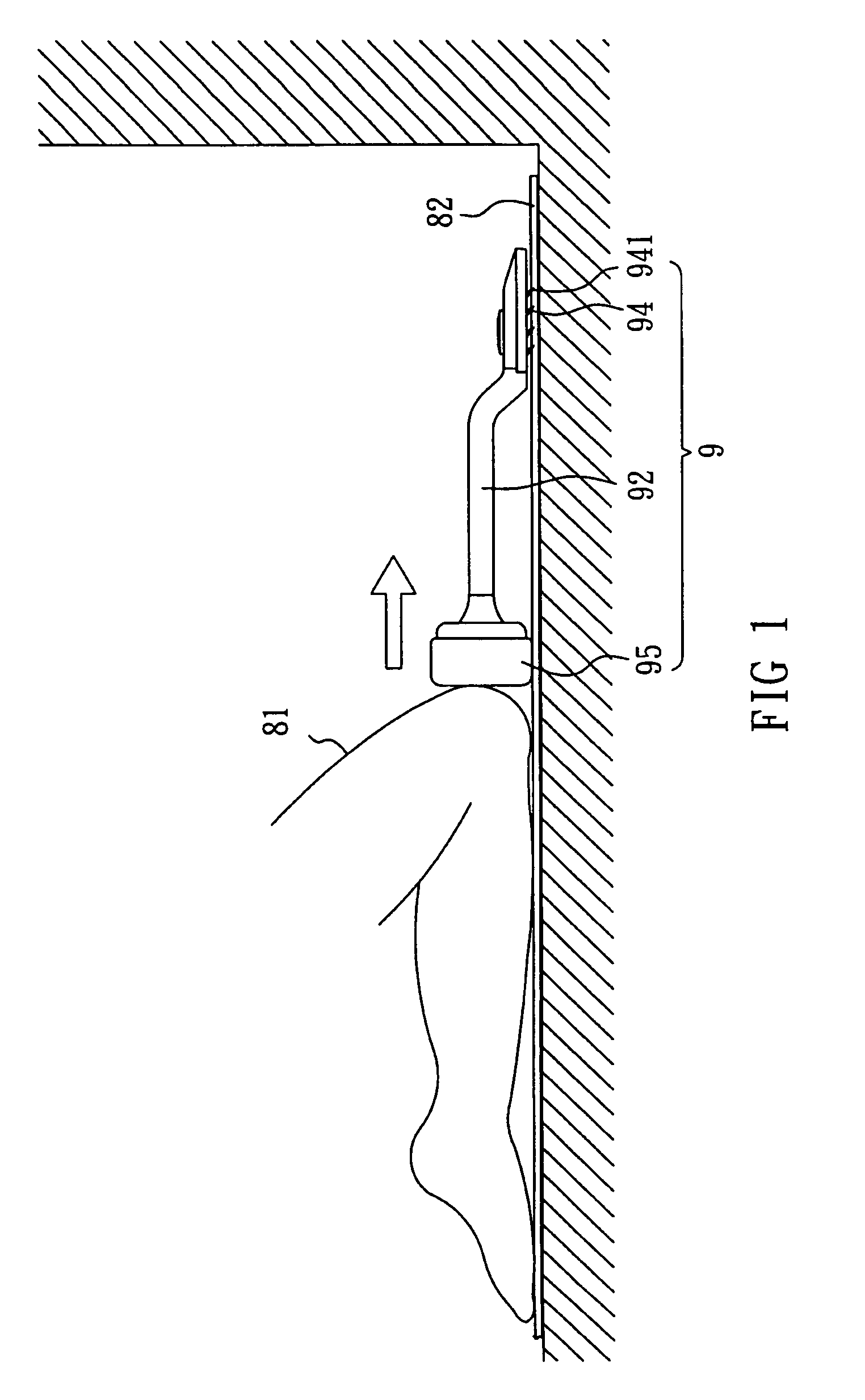 Cushion pad structure for a carpet installation tool