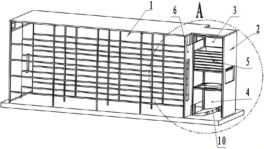 Tobacco curing barn with diversion structure