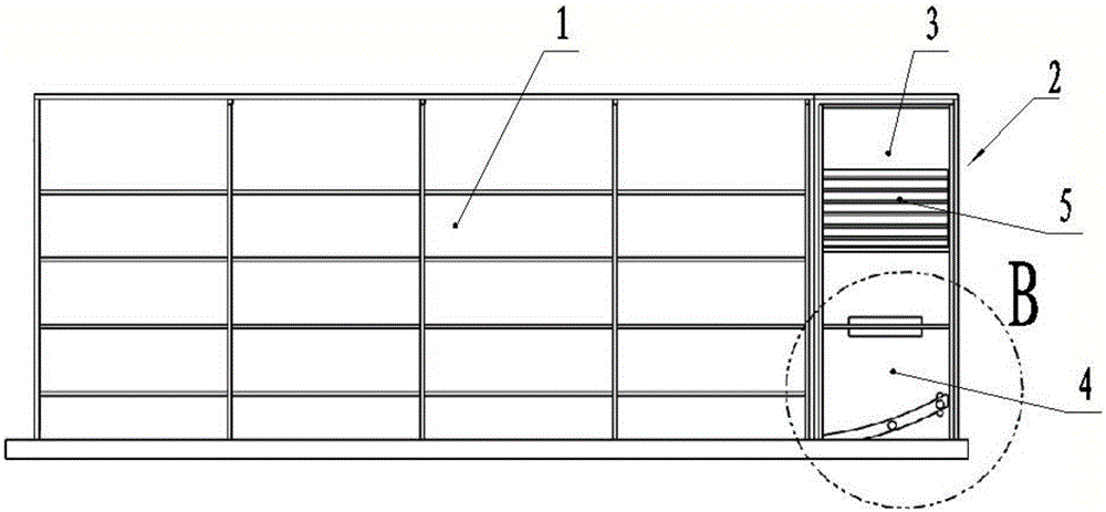 Tobacco curing barn with diversion structure