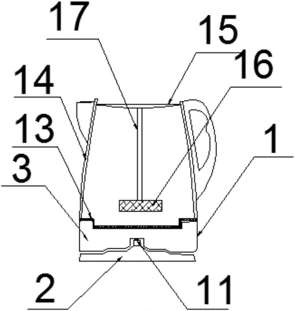 Electric kettle capable of preventing scale