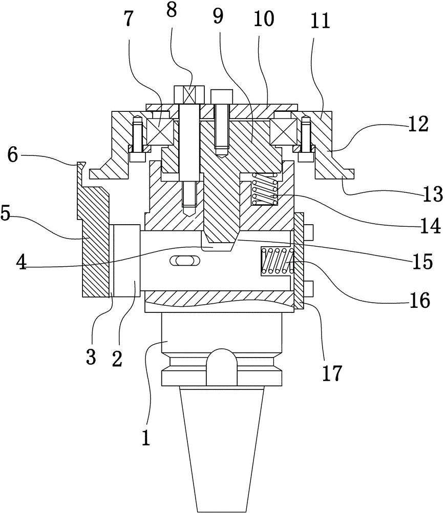 Lateral feeding machining cutter