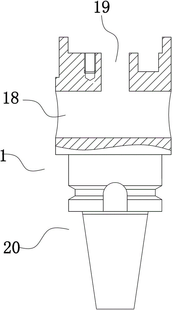 Lateral feeding machining cutter