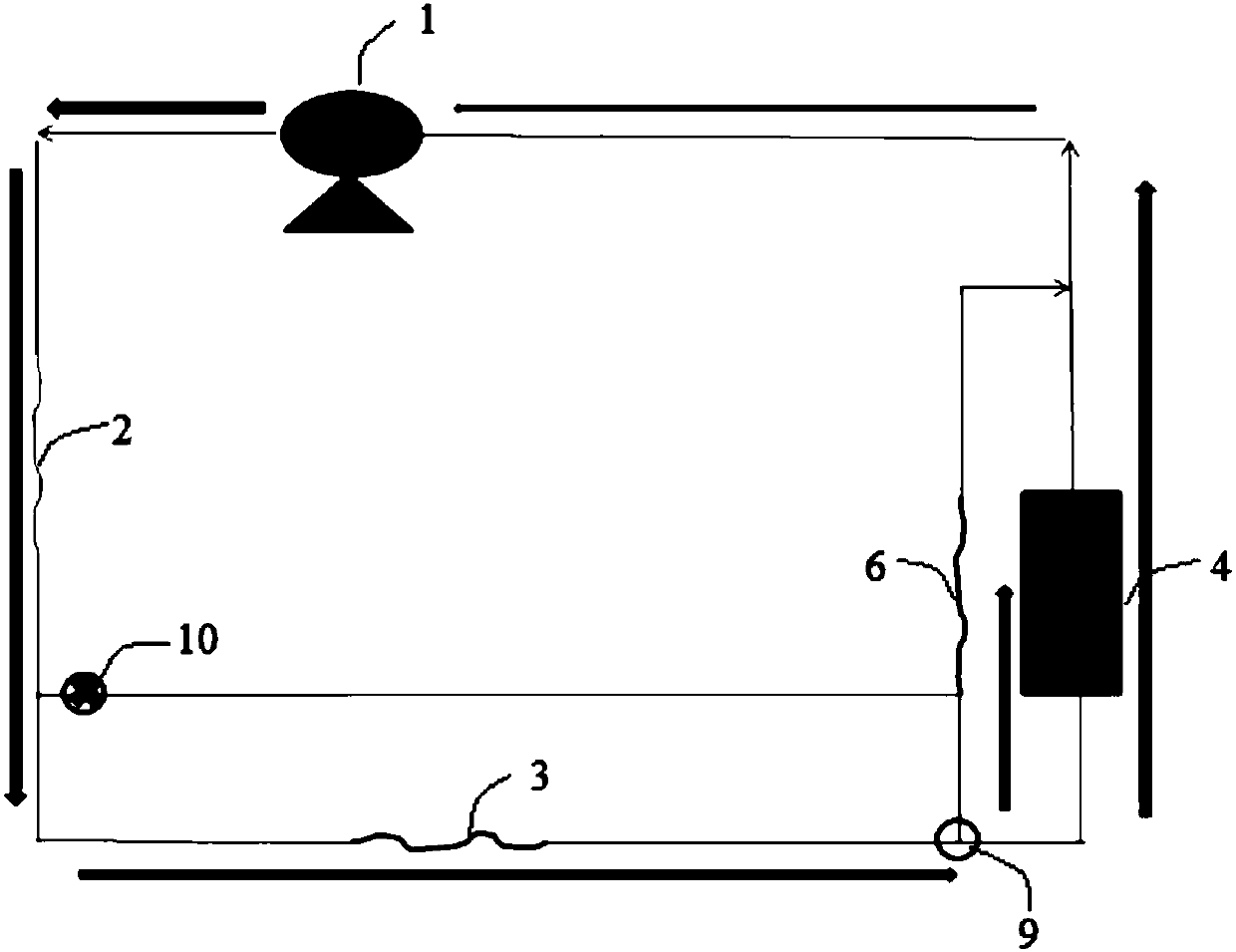 Pipeline system for refrigerator and refrigerator