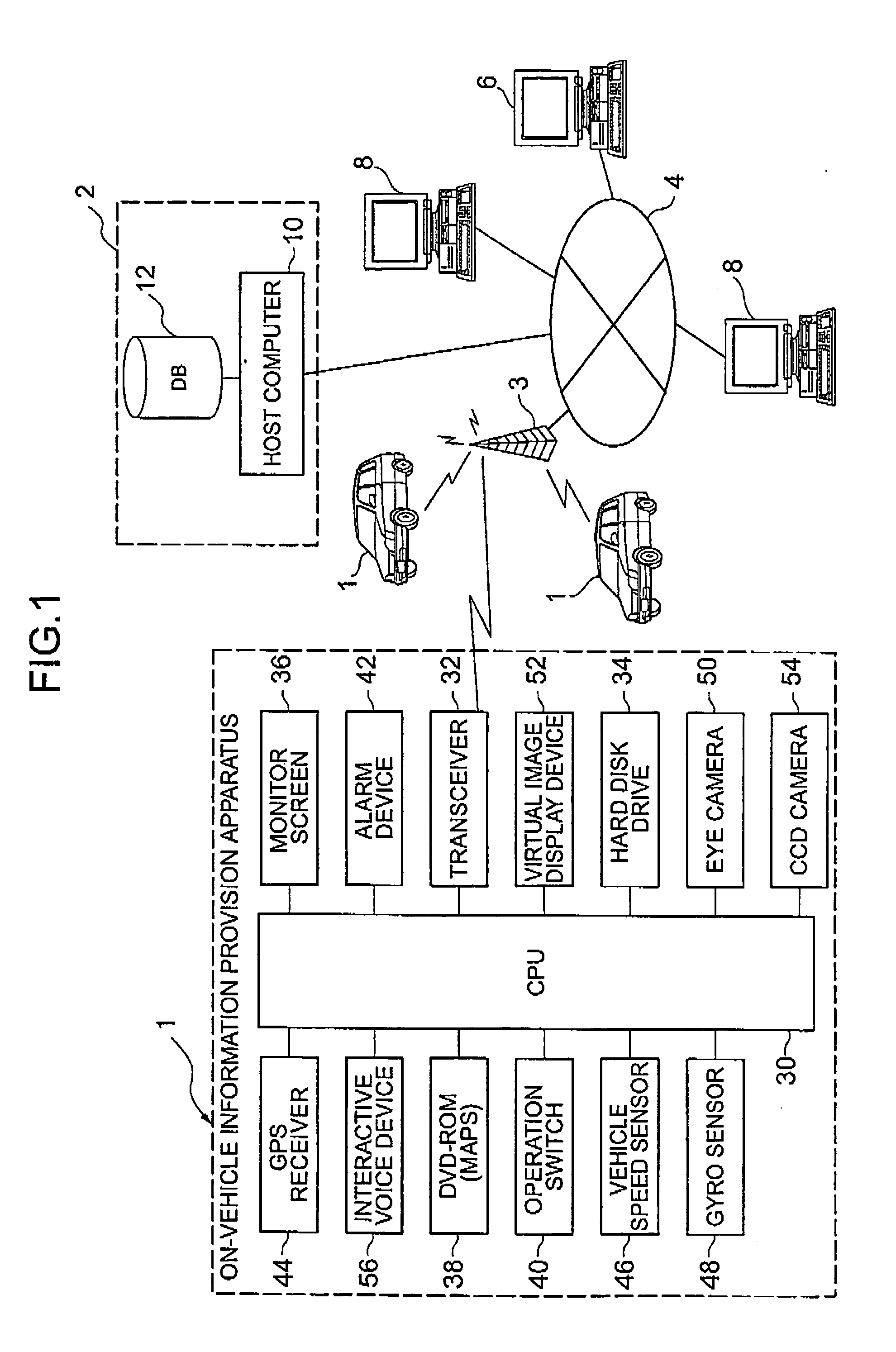 On-vehicle information provision apparatus