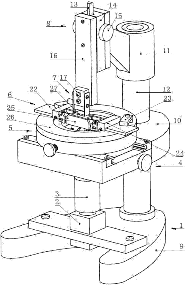 Positioning device of absolute type grating ruler photoelectric receiving device