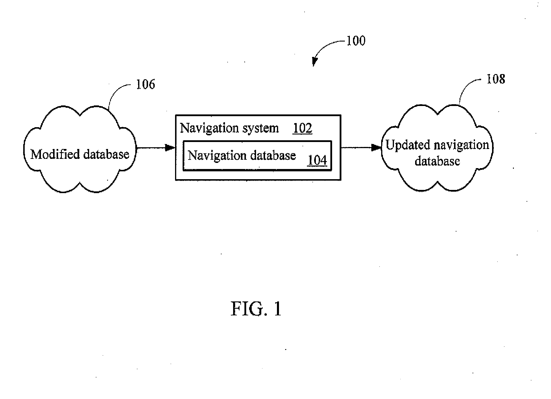 System for updating a navigation database